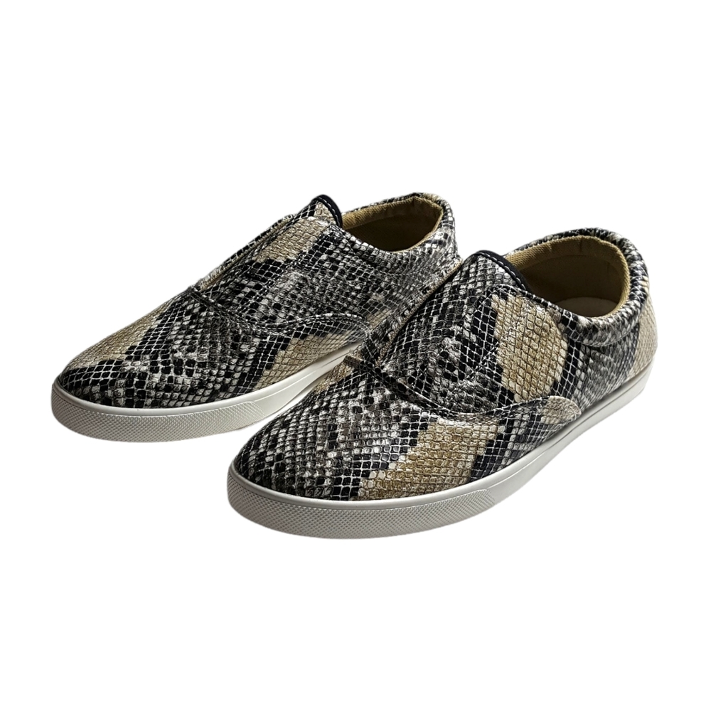 Mata | faux snake skin slip on sneaker shoes 9